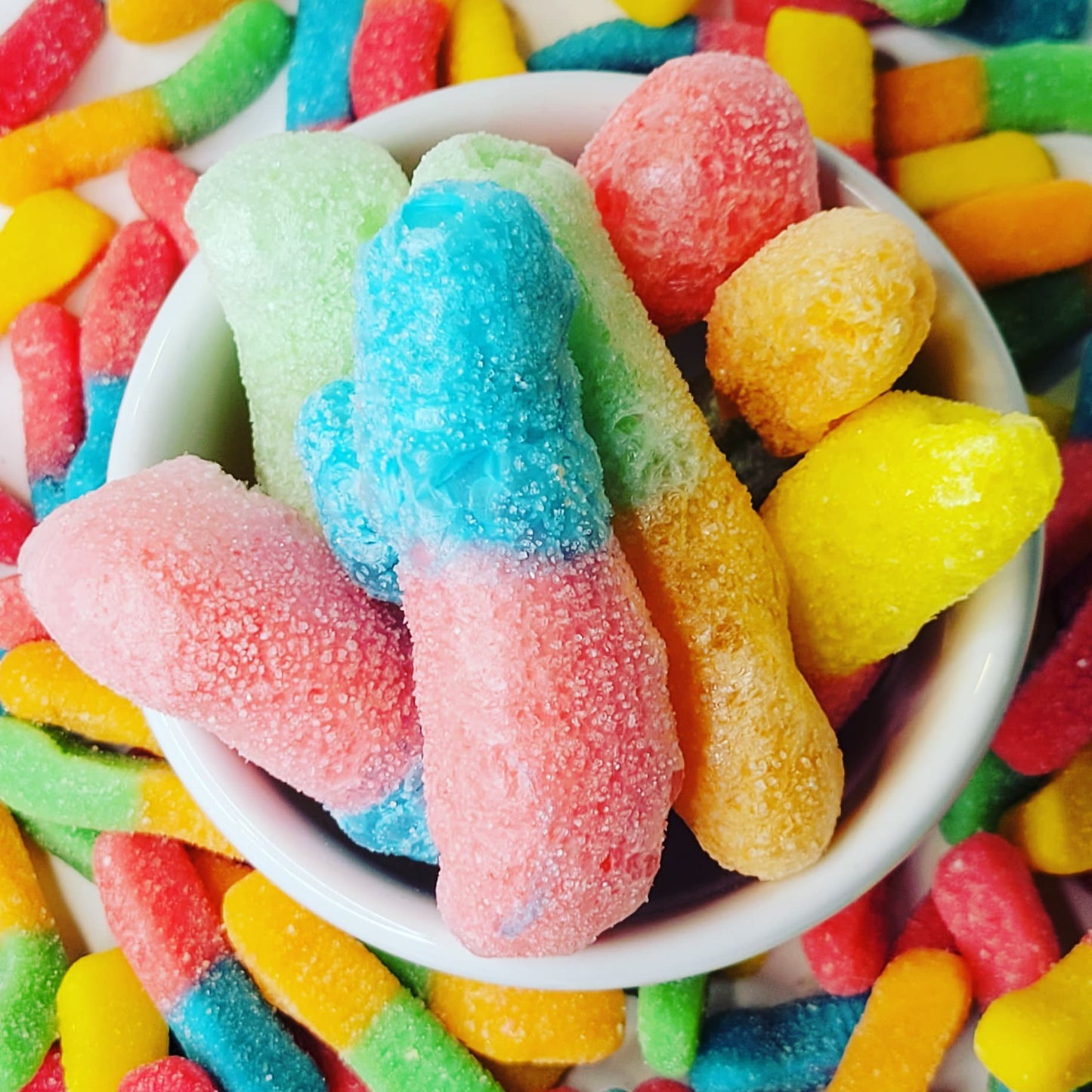 Freeze-Dried Gummy Worms